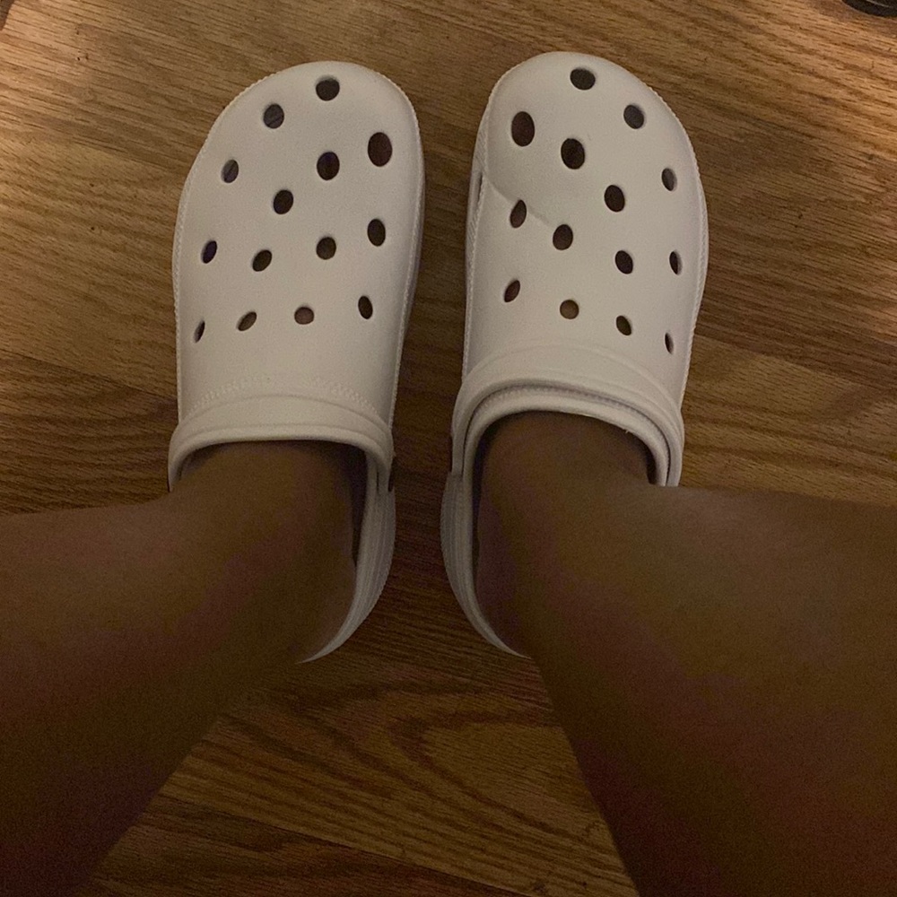 White platform croc replica they are in a good condition never worn